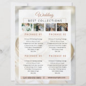 Wedding Photography Price List Template (裏面)