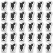 Wedding Place Card Bar Menu Coctail Drink Choice シール (正面)