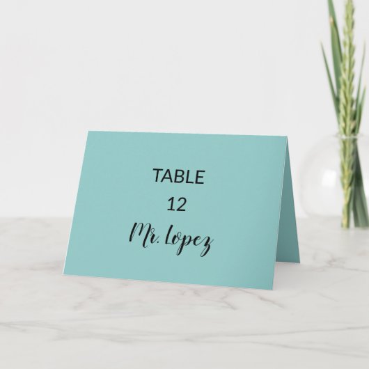 Wedding  Place Card Paper - Table Decorations サンキューカード (正面)