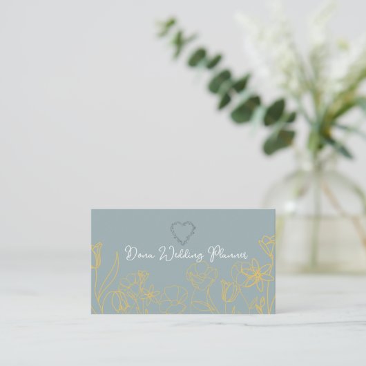 Wedding Planner Business Card 名刺 (スタンド正面)