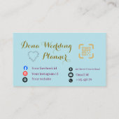 Wedding Planner Business Card 名刺 (裏面)
