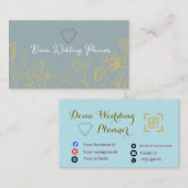 Wedding Planner Business Card 名刺 (正面/裏面)
