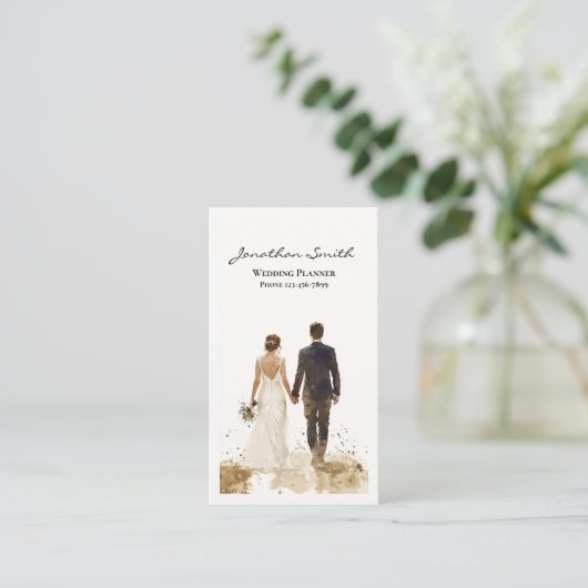 Wedding Planner Business Card 名刺 (スタンド正面)