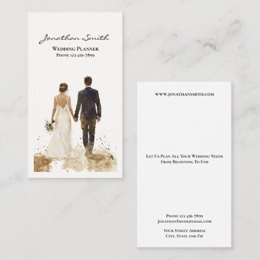 Wedding Planner Business Card 名刺 (正面/裏面)