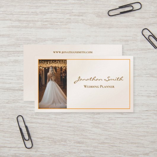 Wedding Planner Business Card 名刺 (正面/裏面インサイチュ)