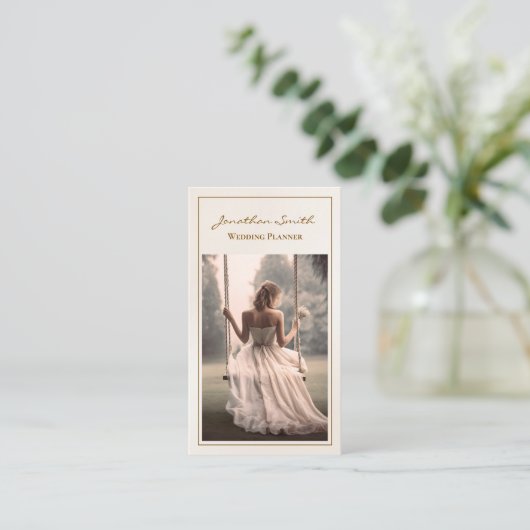 Wedding Planner Business Card 名刺 (スタンド正面)