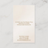 Wedding Planner Business Card 名刺 (裏面)
