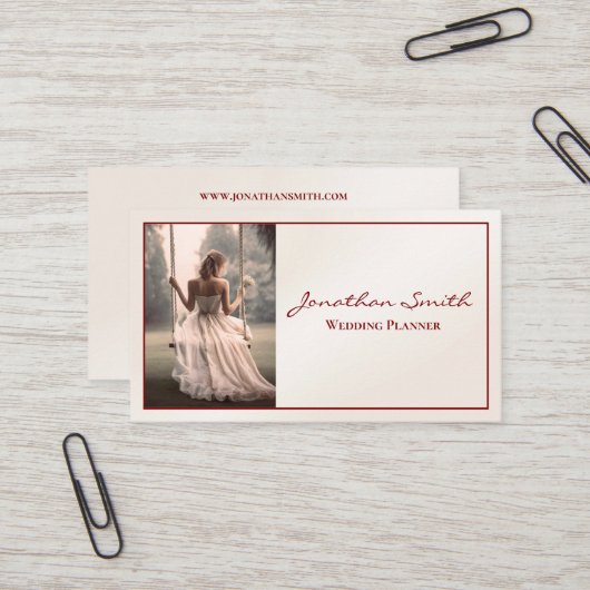 Wedding Planner Business Card 名刺 (正面/裏面インサイチュ)