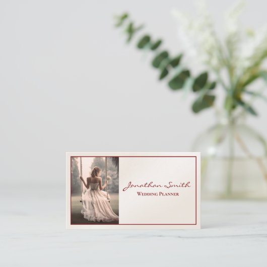 Wedding Planner Business Card 名刺 (スタンド正面)