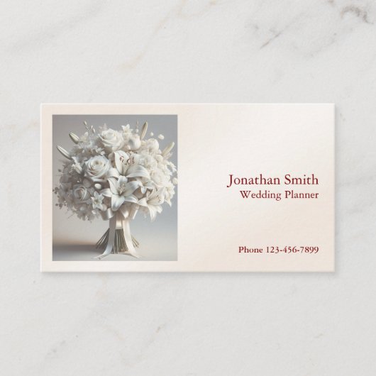 Wedding Planner Business Card 名刺 (正面)