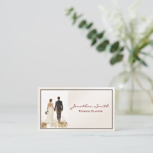 Wedding Planner Business Card 名刺 (スタンド正面)