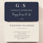 Wedding Planner Navy Blue 名刺
