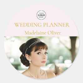 Wedding Planner Spa Photo Pink  ラウンドシール
