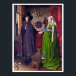 Wedding Portrait by Jan Van Eyck - ポスター<br><div class="desc">This is a quality copy of Jan van Eyck's famous Flemish masterpiece painting "Arnolfini Wedding Portrait, " which is considered one of the most important and complex paintings in the history of Western art. It is an oil painting on oak panel, 82.2 (panel 84.5) cm × 60 (panel 62.5) cm (32.4 in × 23.6 in). It...</div>