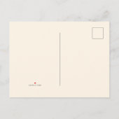 Wedding Postponement Fall Colors 案内ポストカード (裏面)