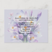 Wedding Postponement Fall Colors 案内ポストカード (正面)