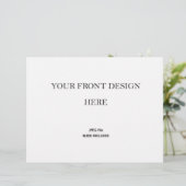 Wedding Program Booklet Printing 5.5x8.5" (スタンド正面)