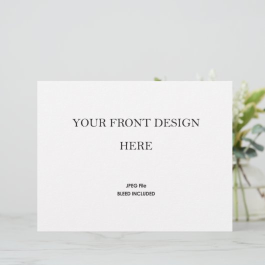 Wedding Program Booklet Printing 5.5x8.5" (スタンド正面)