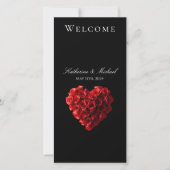 Wedding Program-Heart Shaped Red Roses- (正面)