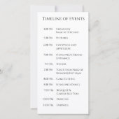 Wedding Program-Heart Shaped Red Roses- (裏面)