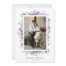 Wedding Purple Shades Flowers & Branches Photo