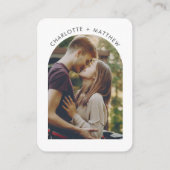 Wedding QR Code Photo and Website RSVP エンクロージャーカード (裏面)