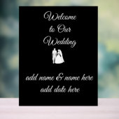 Wedding / Reception Sign アクリルサイン (ニュートラル)