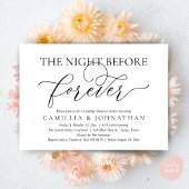 Wedding Rehearsal Dinner, The Night Before Forever 招待状