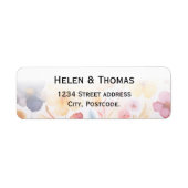 Wedding return address label ラベル (正面)