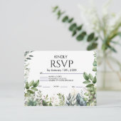  Wedding RSVP Card インビテーションポストカード (スタンド正面)