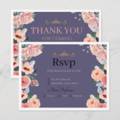 wedding rsvp cards インビテーションポストカード (正面/裏面)