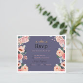 wedding rsvp cards インビテーションポストカード (スタンド正面)