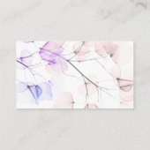 Wedding RSVP QR Code Enclosure Card Leaf Design エンクロージャーカード (裏面)