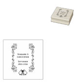 Wedding Rubber Stamp Blue Sapphire Bells ラバースタンプ (押印)