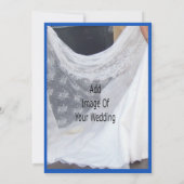 Wedding Save The Date Blue Sapphire Bells セーブザデート (裏面)