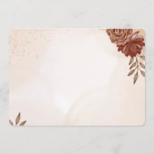 Wedding Save the Date Card | Elegant Botanical  招待状 (裏面)