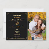 Wedding Save The Date Card Template 招待状 (正面)