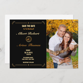 Wedding Save The Date Card Template 招待状