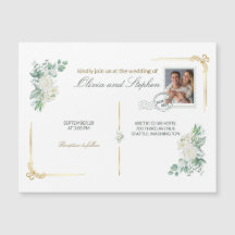 wedding save the date engagement magnet