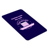 Wedding Save the Date Magnet, Custom Photo Fridge  マグネット (右側)