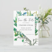 Wedding Save the Date Nevada Bluebird Sagebrush  セーブザデート (スタンド正面)