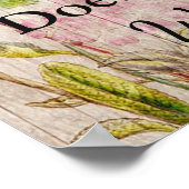 Wedding Seating Chart, Sit "wherever"  Poster ポスター (角)