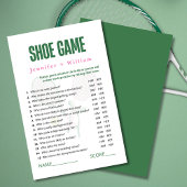 Wedding Shoe Game Bridal Shower Game | Tennis 