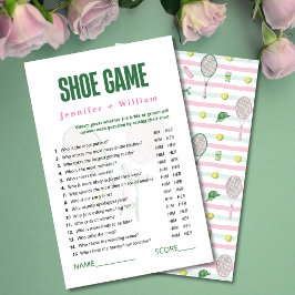 Wedding Shoe Game Tennis Bridal Shower Game