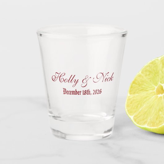 Wedding Shot Glass ショットグラス (正面)