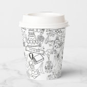 Wedding Shower Brunch Paper Coffee Cups 紙コップ (裏面)