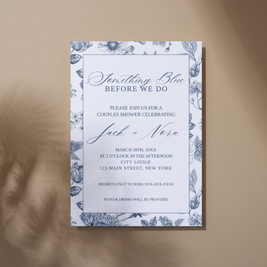 Wedding Shower Invite 招待状
