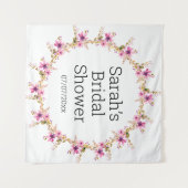 Wedding shower personalized tapestry タペストリー (正面(横))