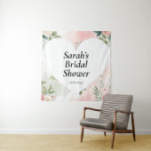 Wedding shower wall poster personalized タペストリー (インサイチュ)
