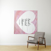 Wedding shower wall poster personalized タペストリー (インサイチュ(横))